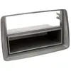 Adaptateur de façade 2-DIN - ACV - Fiat Panda - Gris - Vide poche