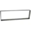 ACV 1-DIN Paneel geschikt voor Alfa Romeo 156(Type 932 facelift)1997-2006 / GT (Crosswagon Q4) 2004-2007 Kleur: Zilver