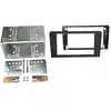 ADNAUTO Adaptateur de façade soft touch 2-DIN Audi (8P/8PA) noir