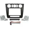 ACV 2-DIN Paneel geschikt voor BMW 1-Serie (E81 / E82 / E87 / E88) 2007-2013 Kleur: Zwart
