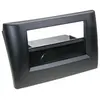 Adaptateur de façade 2-DIN ACV pour Fiat Stilo avec vide poche - Noir