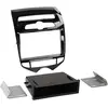 ADNAUTO Support Autoradio 1din Hyundai Ix20 Ap10 - Noir Brillant - Avec Vide-Poche