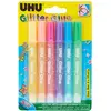 UHU - GLITTER GLUE SHINY 6x10 ml