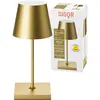Sigor, Lampe de table, Lampe de bureau Nuindie USB-C mini 25cm doré 2,...