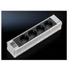Rittal DK 7856.100 power uitbreiding Binnen 4 AC-uitgang(en) Aluminium, Zwart