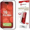 Displex Screenprotector Real Glass Full Cover voor de iPhone 16 Pro Max