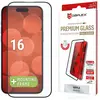 Displex Screenprotector Real Glass Full Cover voor de iPhone 16