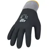 ASATEX Gant Hit Flex v Taille 10 noir tissu porteur 3 fils gris avec m...