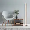 NAVE Lampadaire LED MADERA en métal effet bois