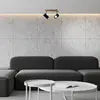 Näve Plafonnier spot lumière de salon spot GU10 orientable noir or