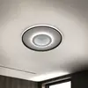 Plafonnier LED NÄVE 1408277, 40W, 1800lm, effet 3D, blanc/noir