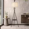 Staande lamp Vloerlamp "Tora" met geïntegreerd tafeltje Diameter 51cm ...