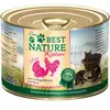 Best Nature Kitten 6 x 200 g pour chaton - coeurs de volaille, riz