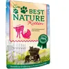 Best Nature Kitten 16 x 85 g pour chaton - dinde, veau