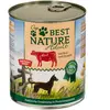 Best Nature Adult 6 x 800 g pour chien - boeuf, riz, huile de carthame