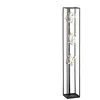 FISCHER & HONSEL Lampadaire lampadaire lampe design variateur led 3 niveaux noir or h 130 cm