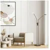HONSEL 40300 Lampadaire LED Noir mat