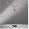 Fischer & Honsel - Vloerlamp Dent - 2x LED 7,5 W (incl). - Zwart Zandg...