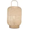 Fischer & Honsel 50738 Lampe de table en bois naturel avec abat-jour e...