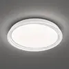 FISCHER & HONSEL Plafonnier plafonnier lampe de salon lampe de chambre lampe de couloir, dimmable, verre acrylique blanc, LED 22W 2700Lm blanc chaud, DxH 43x7,5cm