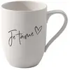 Villeroy & Boch - Statement mug Je t aime, 11,5 x 8 x 10,5 cm, tasse e...