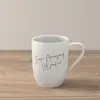 Villeroy & Boch - Mug « I am Amazing Not Perfect », 280 ml, porcelaine premium, blanc