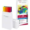 tombow tombow feutre double pointe dual brush pen abt, primaires noir