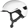 Abus HUD-Y Casque de Vélo Unisexe-Adulte, Blanc (shiny white), M (54-58 cm)