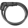 ABUS 6412C Kabelslot, zwart