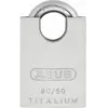 ABUS Hangslot titalium - 50mm - aluminium/RVS Beugel