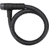 ABUS 6615K Microflex 6615K/120/15 BK SCLL Unisex, Noir, 120 cm