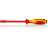 Knipex 98 03 05 Clé à douilles avec poignée de tournevis isolées par gaines bi-matière, certifiées vde brunie 230 mm
