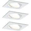 Paulmann Ebl Set Nova Coin Weiss Matt/alu Luminaire À Led Encastré Nov...