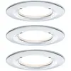 Spot encastrable pour salle de bains Paulmann nova 93499 jeu de 3 led ...