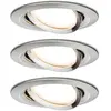 Paulmann Nova Coin - Inbouwspot - set van 3 - ijzer - 3-stepdim - zwen...