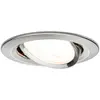 Spot encastrable LED GU10 Paulmann 93464 blanc chaud 6.5 W fer (brossé)