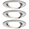 Paulmann Nova - GU10 - 3 bulb(s) - LED - 19.5 W - 460 lm - Metallic