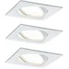 Paulmann - plm 93436 éclairage encastré nova, GU10, 3 x 6,5 w, 2 2700 ...