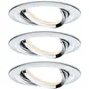 Plm 93470 éclairage encastré nova, GU10, 3 x 6,5 w, 2 2700 k, 50°, rond, i Paulmann