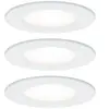Ebl set nova weiss matt/alu luminaire à led encastré nova, 3 x 6,5 w, ...