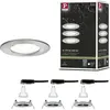 Paulmann 92979 spots encastrés LED Nova kit de 3 rond incl. 3x6,5 watt...