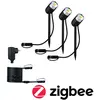 Paulmann 94284 Luminaire d'extérieur LED Plug & Shine ZigBee Spot Pike...