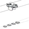 Paulmann CARDAN-Kit de 4 Spots sur Câbles Métal L10m