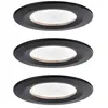 Paulmann NOVA-Kit 3 Spots encastrés fixes LED Métal Ø 7.8cm