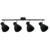 Paulmann Paulmann - Spot Réglette 4 Lumières Davy Noir - Noir