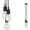 Suspension Paulmann Neordic Ketil E27 - noir/noir - 60W/230V