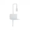 Paulmann Calvani 79812 Lampe de lecture murale en métal Blanc 40 W
