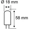 Paulmann, Ampoule, Socle à broches (G9, 4.60 W, 470 lm, 1 x, F)