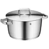 WMF Fleischtopf stahlgrau, Poêle + casserole, Argent