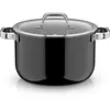 WMF Fusiontec Mineral Pro, Kochtopf mit Deckel, 24 cm, Black, Poêle + ...